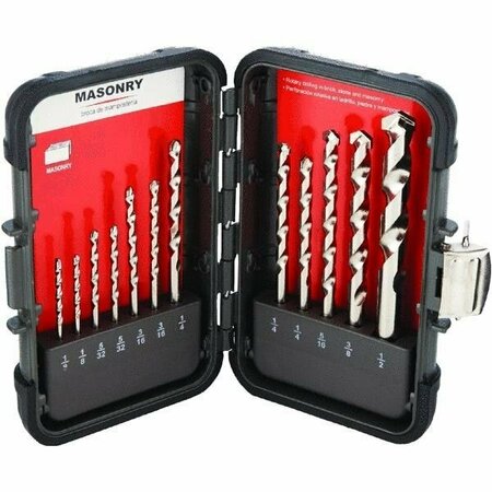 MIBRO GROUP 12-Piece Masonry Bit Set 895571DB